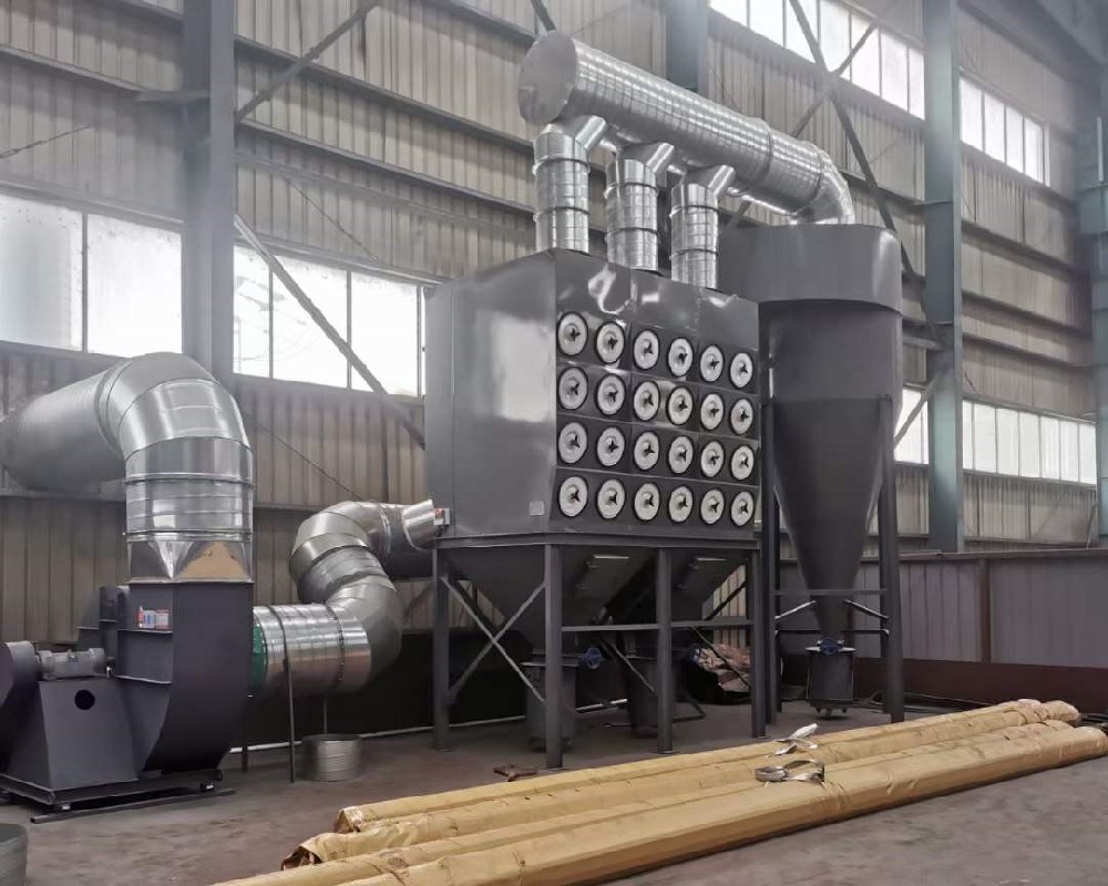 大型噴砂房除塵（無(wú)錫***壓力容器制造公司）